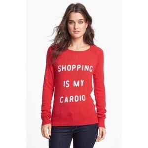 Wildfox Shopping is My Cardio Holiday Sweater